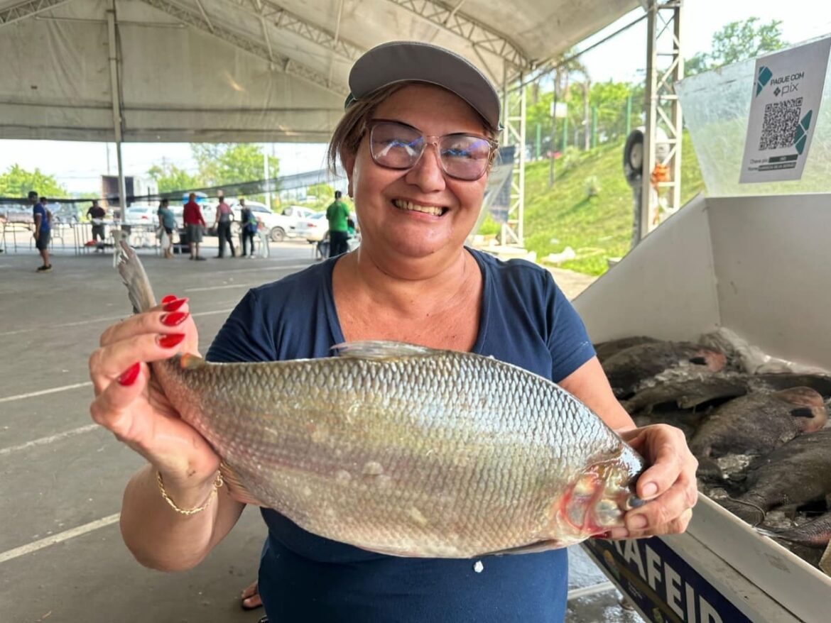 Feirão do Pescado: ADS registra vendas acima de uma tonelada de peixes na sexta-feira