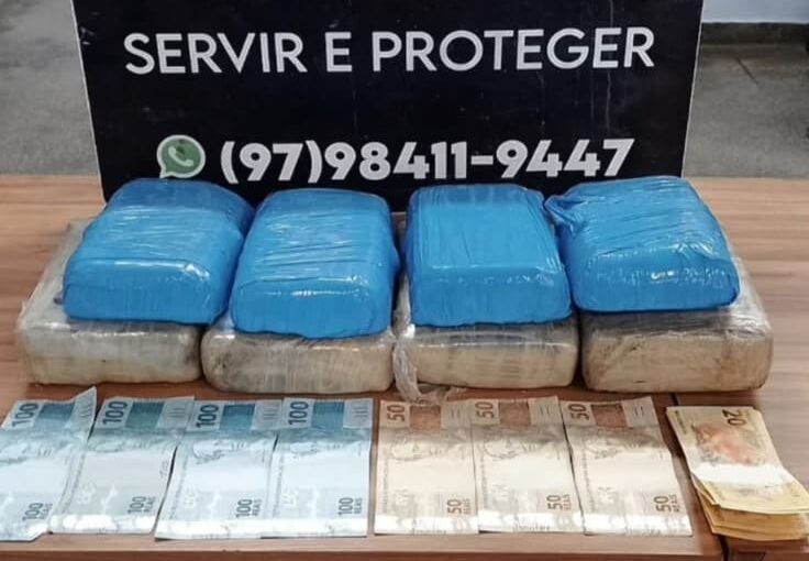 Duas mulheres são presas com tabletes de drogas, em Tabatinga