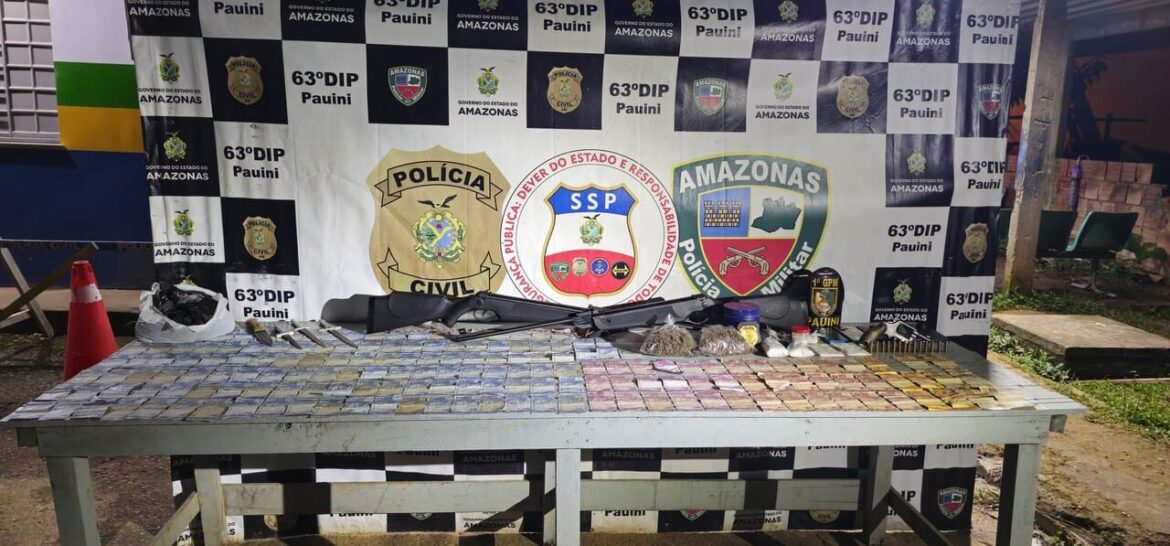 Homem é preso com drogas avaliadas em mais de R$ 50 mil, em Pauini