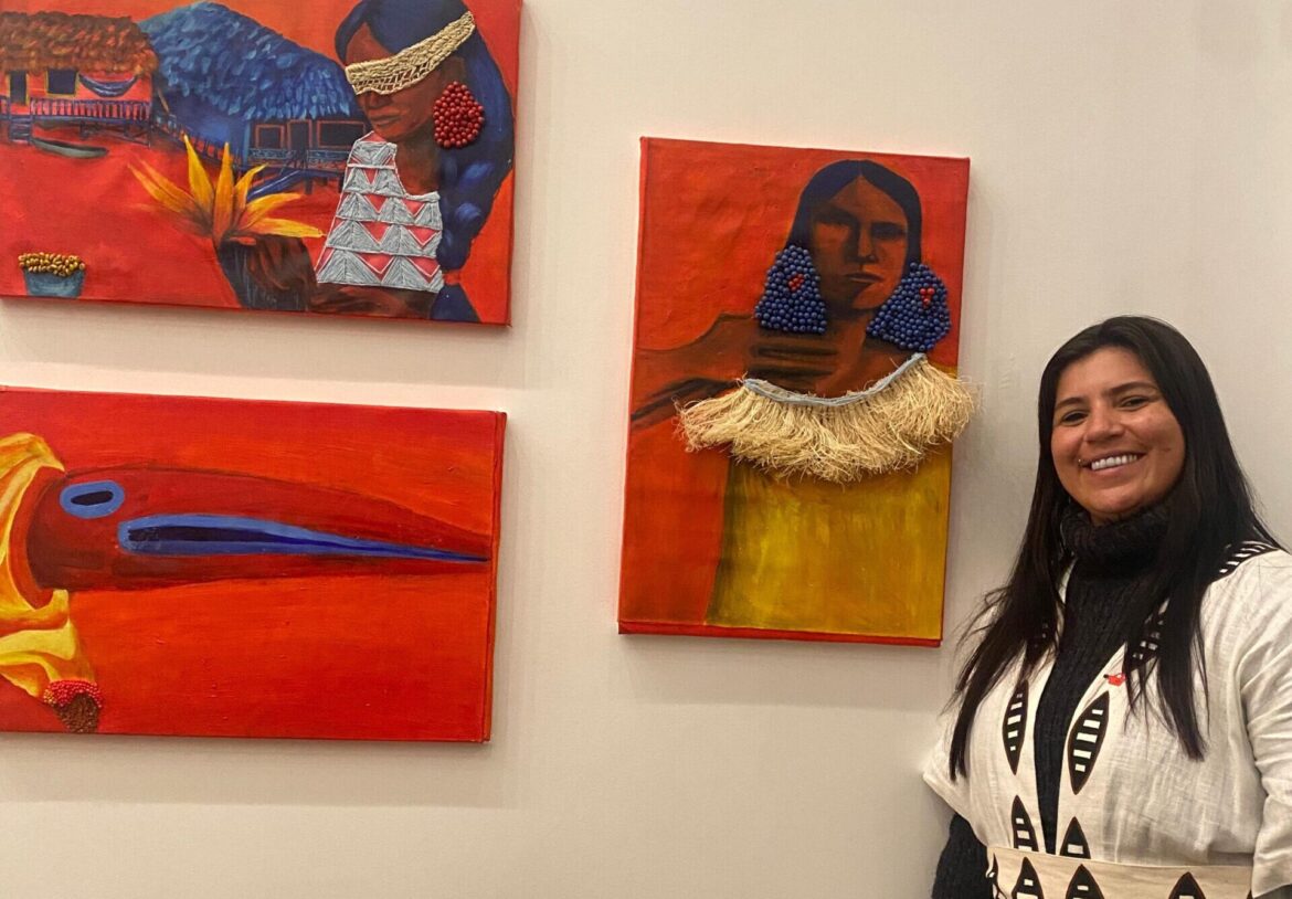 Artista indígena amazonense leva cosmologia Kokama para exposição em Paris