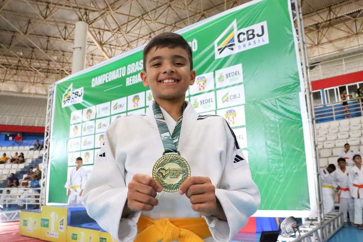 Mateus Pessoa, do Amazonas, é ouro no Campeonato Brasileiro Regional de Judô 2025