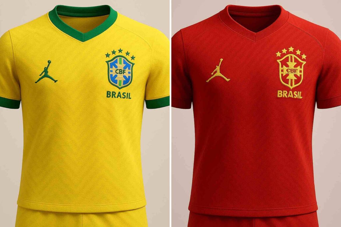Camisa vermelha da Seleção Brasileira para 2026 gera debate e CBF se pronuncia
