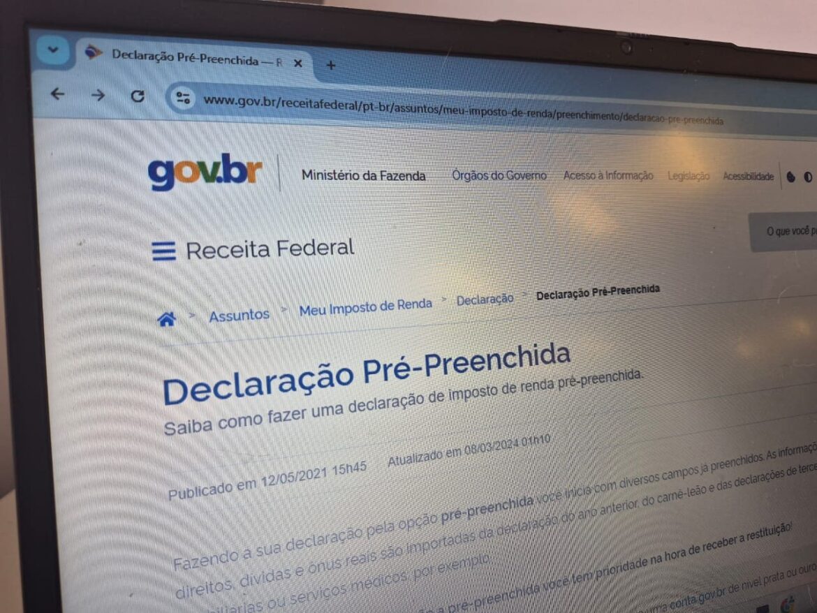 Declaração pré-preenchida completa do IR já está disponível