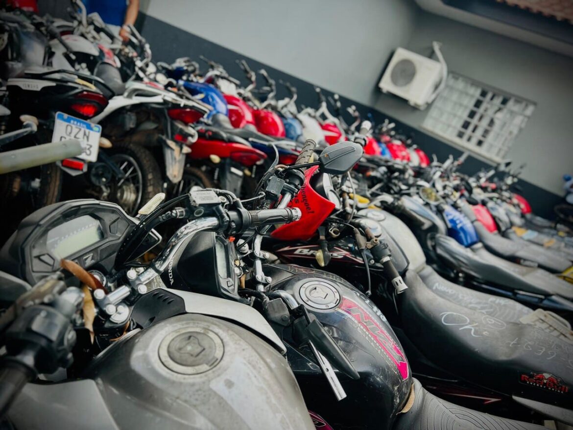 Ação policial no interior do AM resulta na devolução de 60 motocicletas a seus donos