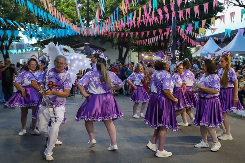 Prefeitura realiza festa junina ‘Respeito Não Tem Idade’ em alusão ao ‘Junho Violeta’