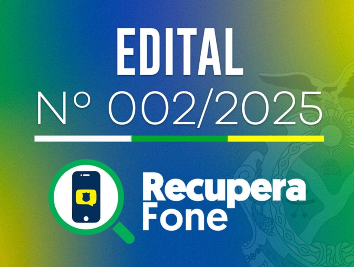 Programa RecuperaFone divulga edital para a devolução de 850 aparelhos celulares