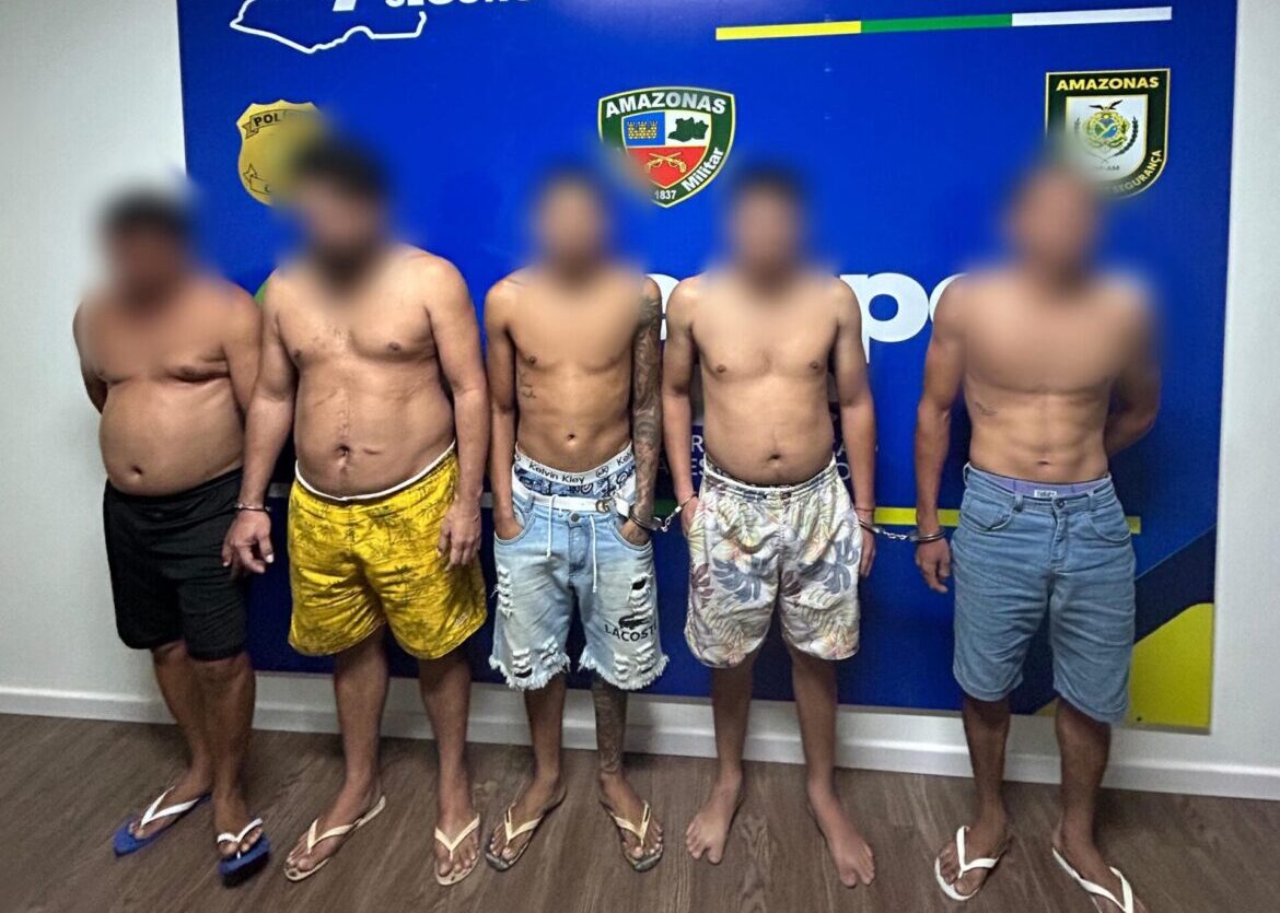 Grupo criminoso responsáveis por mais de 20 roubos é preso em Manaus