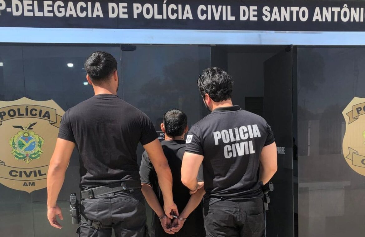 Homem é preso em flagrante por agredir a ex-companheira, em Santo Antônio do Içá 